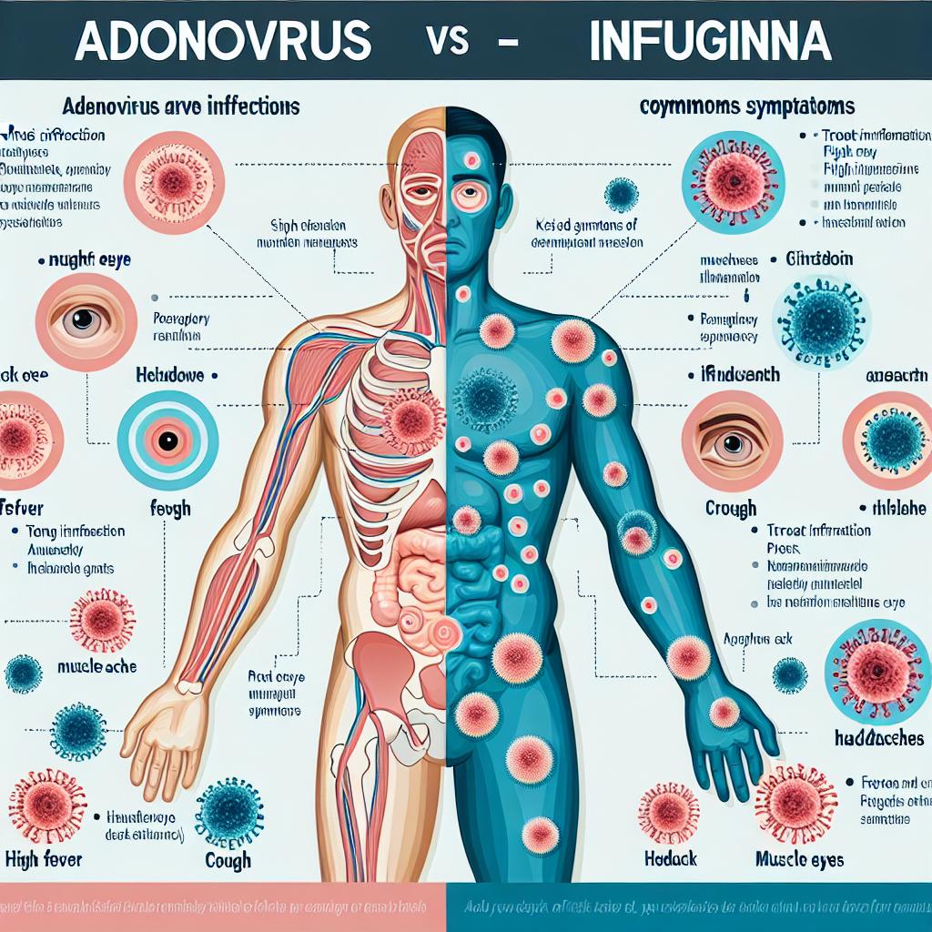 常見症狀比較：腺病毒感染與流感的明顯區別