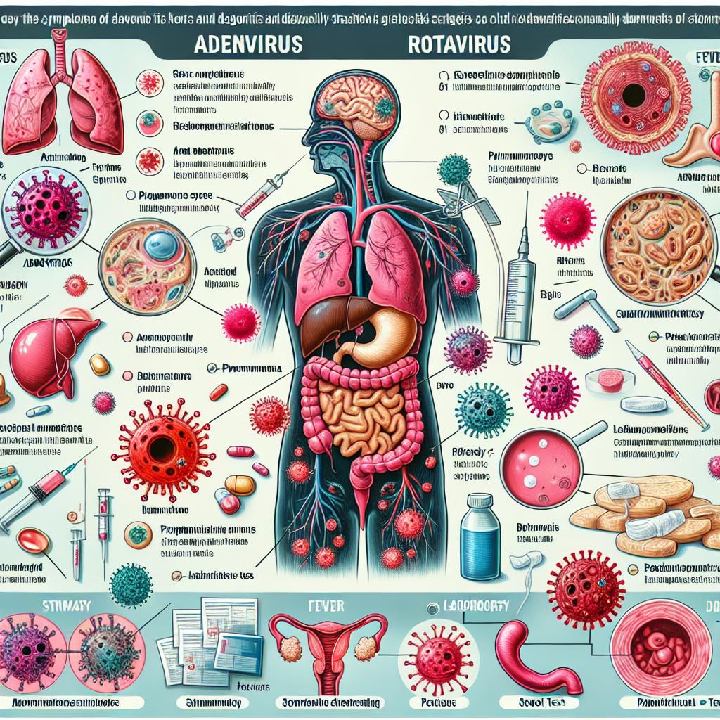 腺病毒與輪狀病毒的症狀辨識與診斷策略